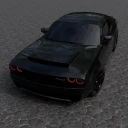 Dogde Challennger(Rigged)