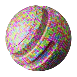 Rainbow Mosaic Tile