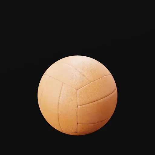 3D rendered fitness exercise ball for strength training - Blender 3D model.