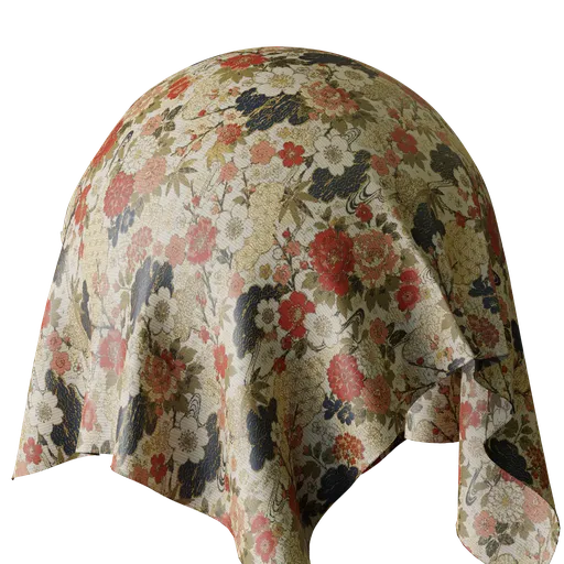 Vintage Japanese Kimono Fabric