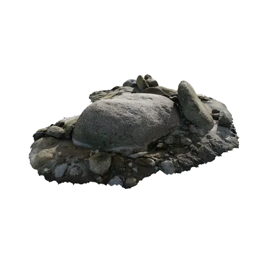 Beach rock ground