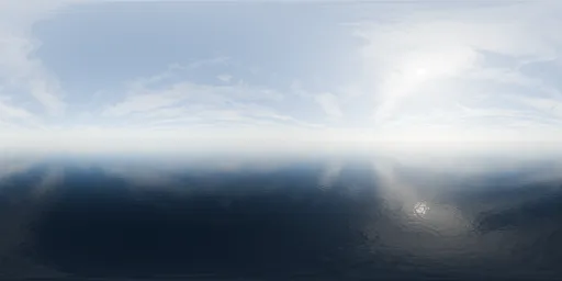 Wavy Cloudy Sky HDRi