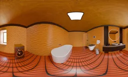 Warm Terracotta Luxury Bathroom