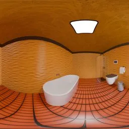 Warm Terracotta Luxury Bathroom