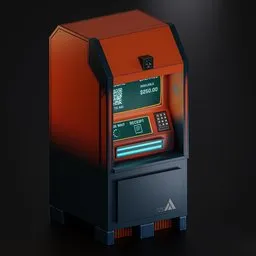 neon-lit cash terminal