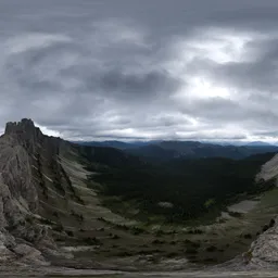 Rocky Mountain Peaks Overcast