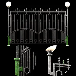 Decorative Metal Entrance Gate