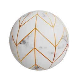 Gold foil marble wallpaper