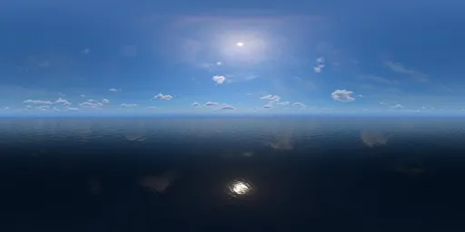 The clear sky during the day