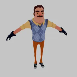 Suspicious Neighbor (Rigged)