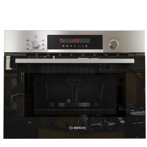 Detailed Blender 3D model showcasing realistic Bosch built-in microwave, accurately textured and rendered.