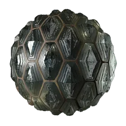 Glass Hexagon Bricks