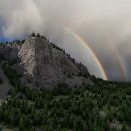 Rocky Mountain Landscape Terrain