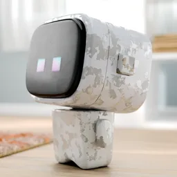 Rigged Robot Character With Interior