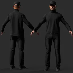 Stealth Male Character