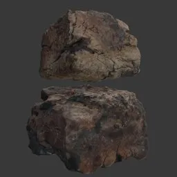 Broken brick scanned