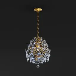 Crystal Chandelier Lux