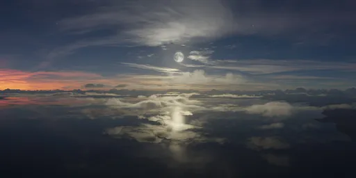 Full Moon Night Twilight