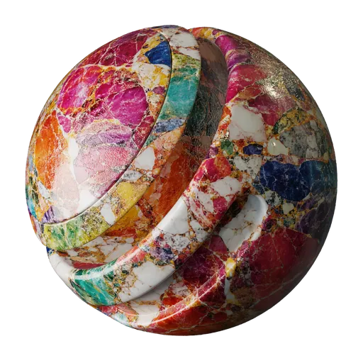 Multicolor Breccia Marble