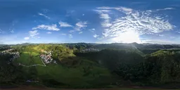 Sunrise in the morning