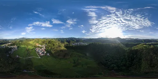 Sunrise in the morning
