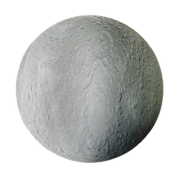 8K UHD lunar surface PBR texture for 3D materials, ideal for Blender and similar applications.