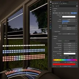 Led Strip Lighting Dots  for Area Lights