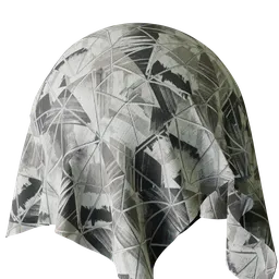 Graphical Grey Embroidery