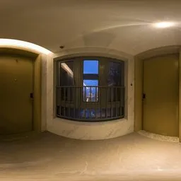 Corridor at night