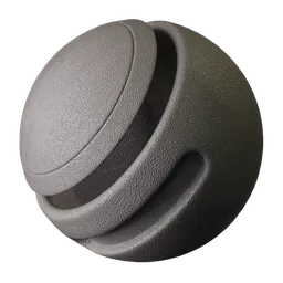 Grained Purple Plastic