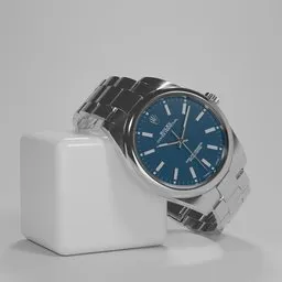 Rolex OYSTER PERPETUAL - Med blue