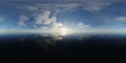 Cloudy Sunny Evening Lake