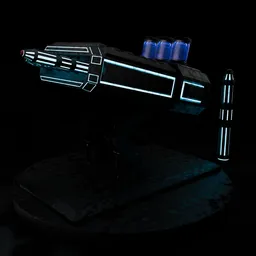 Sci fi missile launger