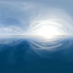 Ocean Horizon Sunlight