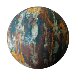 Flaking Multi Coat Metal
