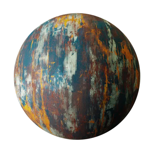 Flaking Multi Coat Metal