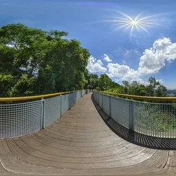 Daytime Cloud Corridor