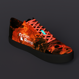 Red Lava Shoe