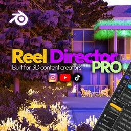 📽️Reel Director PRO: Turn Blender Scenes Into Instagram,Tiktok & Youtube Shorts