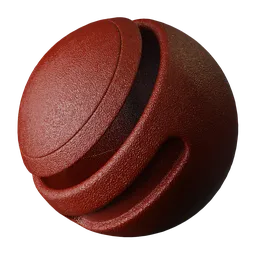Red Textured Plastic