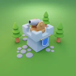 Cartoon Cannon Animation