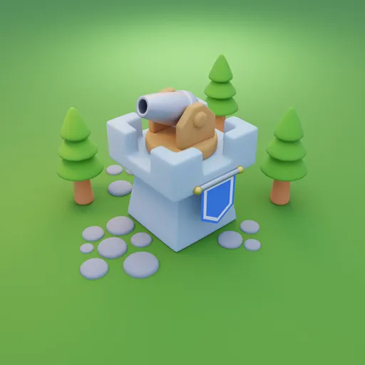 Cartoon Cannon Animation