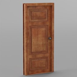 Bright Wood Door