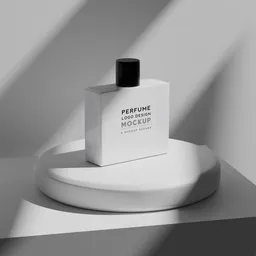 Perfume bottle mockup