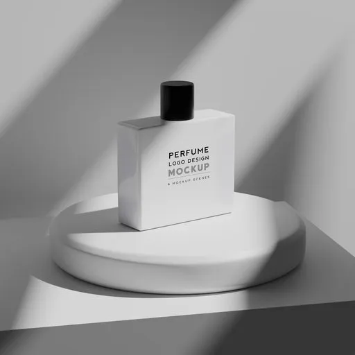 Perfume bottle mockup