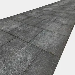 Concrete walkway