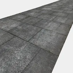 Concrete walkway