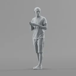Lowpoly Male Standing