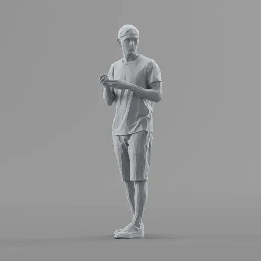 Lowpoly Male Standing