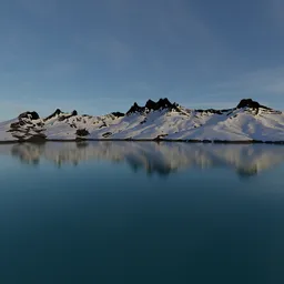 Mountain Landscape Glacier Lake